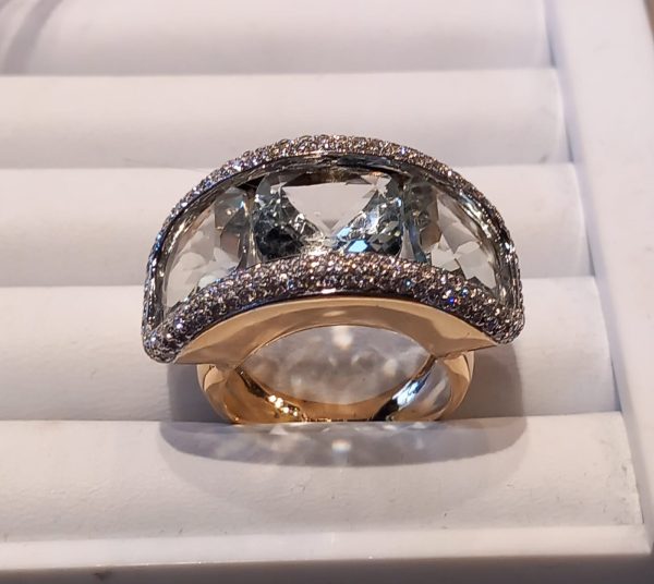 Anello in oro 18 kt tot gr 20,20
