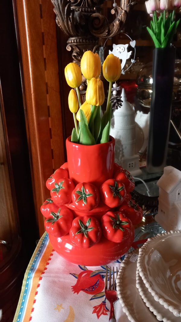 Vaso pomodori in porcellana cinese