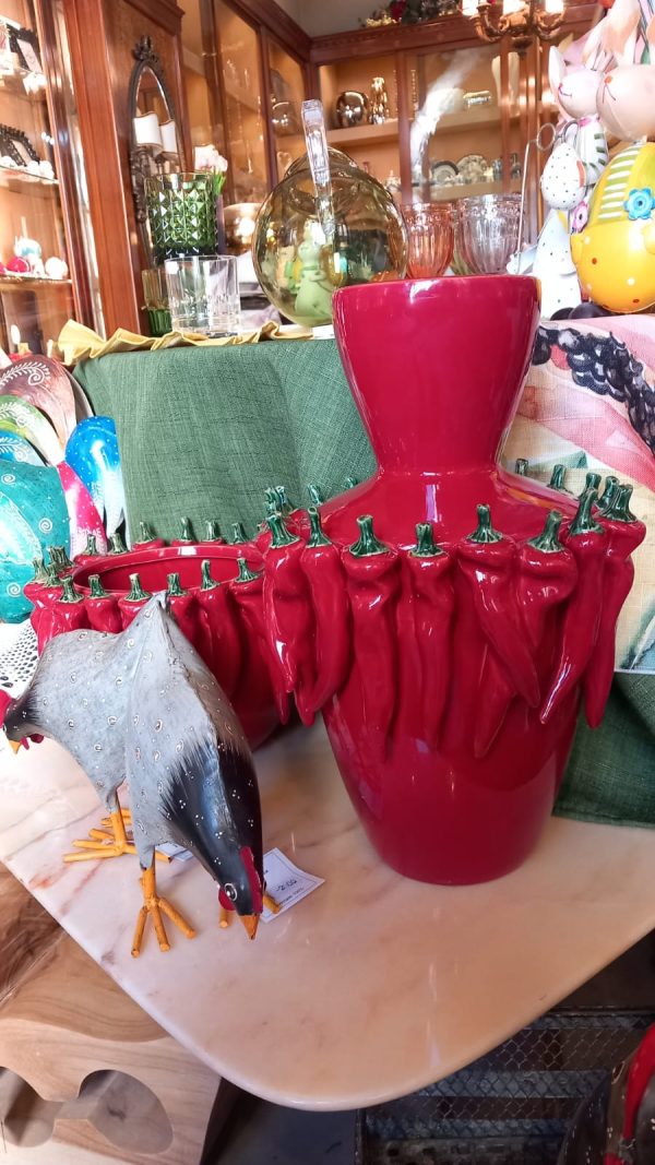 Vaso peperoncini in porcellana cinese